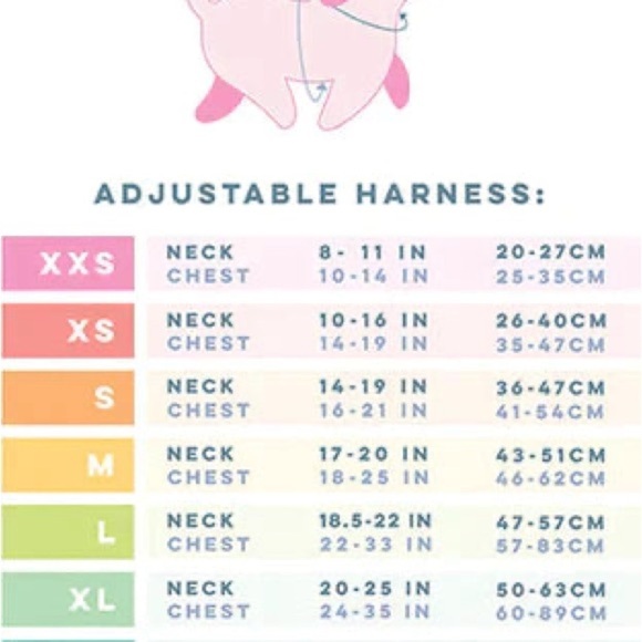 NEW Sassy Woof DOG ADJUSTABLE HARNESS - MON CHÉRRY - SIZE LARGE - Picture 3 of 4